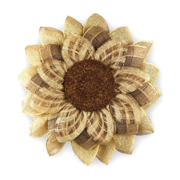 Golden Sunflower with Natural Brown Center